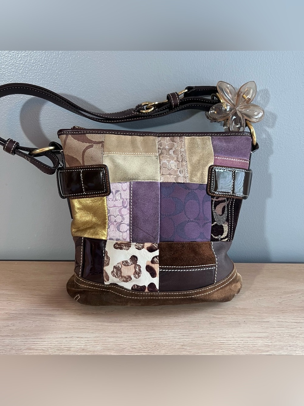 Coach Limited Edition Patchwork Shoulder Bag - Picture 2 of 7